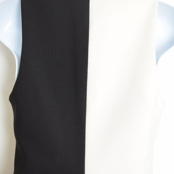 LIKELY dress black and white mod checkerboard twiggy gogo mini dress 4/XS - Picture 6 of 7